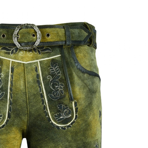 Factory Direct Sale Customizable Logo <b>Lightweight</b> High Quality Men's Bavarian Leather <b>Shorts</b> Casual Wear Bavarian <b>Shorts</b> - Product Image 5