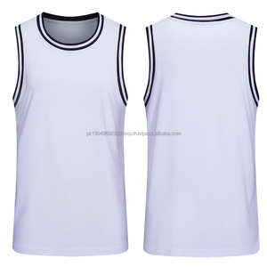 Maillot de basket-ball pour homme en polyester de qualité respirant et à séchage rapide, personnalisé, tendance - Product Image 2