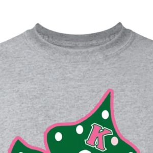 T-shirt personnalisé gris chiné pour femme avec motif sapin de Noël, manches courtes, col rond, décontracté, pour les fêtes, haut tendance saisonnier - Product Image 4