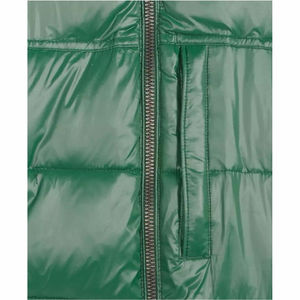Veste matelassée verte personnalisée pour homme, avec capuche, imperméable, chaude, pour l'extérieur, style bomber, vente en gros de vêtements - Product Image 5