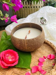 เทียนหอมกลิ่นยูคาลิปตัสซิตริโอดอร่า 300 กรัม ทำมือจากเปลือกมะพร้าว ใช้ขี้ผึ้งถั่วเหลืองธรรมชาติ สำหรับเทศกาลต่างๆ จากผู้ผลิตที่เชื่อถือได้ - Product Image 6