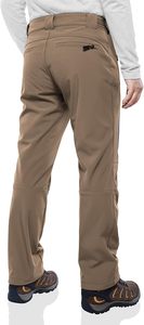 Pantalon de ski imperméable pour homme en polyester et nylon Gore-Tex avec fermeture éclair, couleur beige, pour activités de plein air - Product Image 4