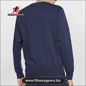 เสื้อสเวตเชิ้ตผู้ชายแบบสวมหัวรุ่นใหม่ล่าสุด ผ้าฟลีซคอตตอน 100% สีพื้น สวมใส่สบาย ระบายอากาศได้ดี เป็นมิตรต่อสิ่งแวดล้อม สามารถสั่งทำลายพิมพ์ด้านหน้าได้ - Product Image 6