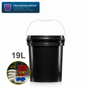 HDPE Chemical Storage Bucket 19L Industrial & Lab Use Airtight Leakproof High Solvent Resistance Strong Durable Container - Product Image 1