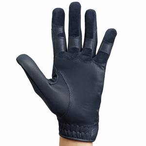 Gants d'été en cuir OEM respirants unisexes pour sports équestres, noirs, à forte adhérence, vente en gros pour le Pakistan 2026 - Product Image 2