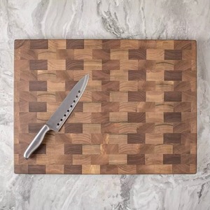 Planche à découper en bois d'acacia de qualité supérieure, planche de cuisine avec rainure profonde pour les jus, préparation alimentaire, plateau de service pour fromages - Product Image 2