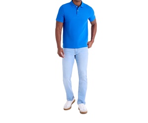 Chemise de golf à manches courtes pour homme, 100 % coton, anti-plis, avec poche, personnalisable avec votre propre marque, vente en gros - Product Image 3