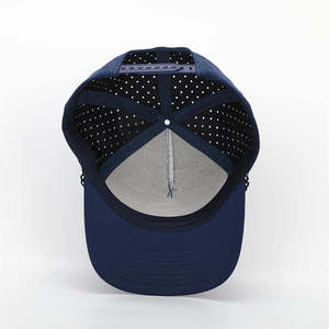 Casquettes de baseball personnalisées à prix de gros pour hommes et femmes, couleurs unies, imprimées numériquement, imperméables, 100 % coton denim, panneau avant boutonné - Product Image 1