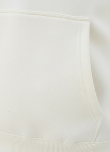 Vente en gros de sweats à capuche courts épais en tissu lourd, style streetwear, à épaules tombantes, avec impression personnalisée et broderie, pour usine de vêtements - Product Image 6