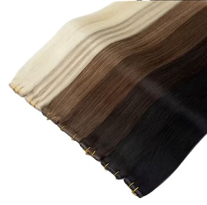 Clip de cuticule Remy humain 100% de qualité supérieure dans l'extension de cheveux Extensions de cheveux humains à double tirage pour l'exportation - Product Image 1