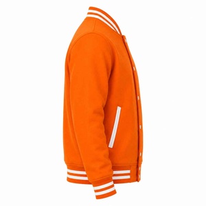 Chaqueta Varsity Deportiva para Hombre, Personalizable con Bordado, Cuello Alto, Logotipo Frontal, para Equipos Universitarios Estadounidenses - Product Image 2