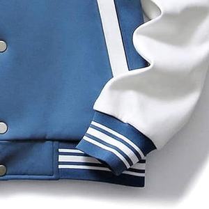 Vestes de baseball bleues de haute qualité pour hommes, vestes universitaires sur mesure pour hommes, vente en gros, nouvelle mode, vestes universitaires à lettres - Product Image 4