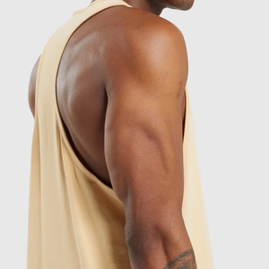 Nouveau dernier Design débardeur pour hommes chemise sans manches Fitness porter col rond couleur personnalisée hommes débardeur fabriqué au Pakistan - Product Image 4