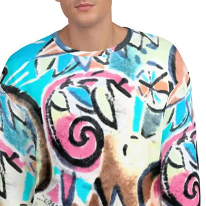 Sweat-shirt décontracté à revers côtelés, style minimaliste, pour homme, inspiré du streetwear, idéal pour la sublimation - Product Image 5