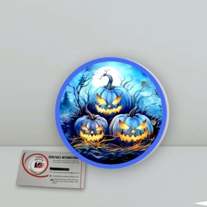 Palette d'outils pour extensions de cils magnétiques en acrylique, personnalisée, de haute qualité, avec motifs citrouille d'Halloween, cœur, cercle, fleur, carré - Product Image 4