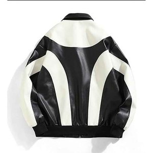 <b>Men</b> <b>Leather</b> <b>Jackets</b> Real Lambskin Motorcycle Biker Slim Fit Winter Coat OEM Custom Manufacturer - Product Image 2