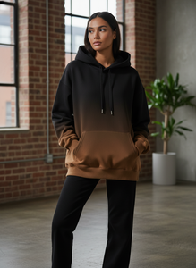 High Quality Heavyweight Acid Wash Hoodie Custom 500GSM French Terry Blank Distressed Vintage Oversized No-String Pullover - Product Image 5