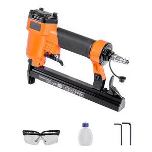 22 Gauge Pneumatic Upholstery Stapler 71 Series Fine Wire <b>Staples</b> 3/8 Inch Crown 5/32\" 5/8\" Length 7\" <b>Staple</b> Gun - Product Image 1