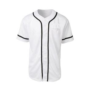 T-shirts respirants vierges d'uniforme de maillot de baseball grande taille de haute qualité en gros - Product Image 2