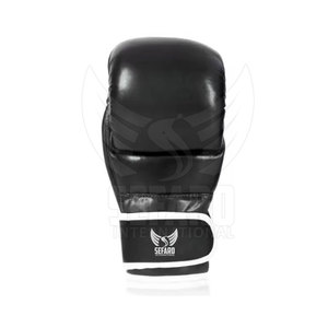 ถุงมือฝึกซ้อม MMA คุณภาพสูงราคาถูก ผลิตในปากีสถาน ถุงมือฝึกซ้อม MMA หนังแท้ สวมใส่สบาย - Product Image 5