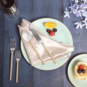 Cucharas de café de cabeza redonda en acero inoxidable con acabado de espejo perfecto para utensilios de cocina y accesorios de vajilla mango largo - Product Image 5