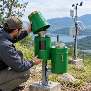 Enregistreur de pluie automatique pour la mesure des précipitations |   Instrument de surveillance météorologique pour l'enregistrement continu des données de pluie - Product Image 4