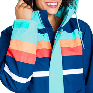 Ensemble de survêtement pour femmes imprimé pour le ski et le snowboard, respirant, 100% polyester, pour la gym, le yoga, le fitness, le sport et le streetwear - Product Image 4