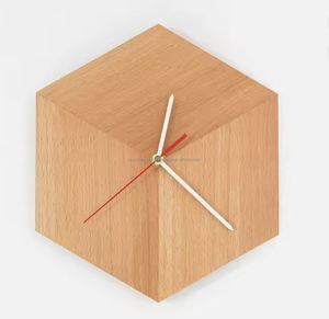 Reloj de pared de madera grande antiguo Madera natural Rústico Shabby Chic Hogar Decorativo DE LA India - Product Image 4