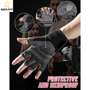 Guantes Deportivos Transpirables, Antideslizantes, para Levantamiento de Pesas, para Hombres y Mujeres, Agarre Superior y Protección de Palmas para Levantamiento de Pesas - Product Image 6