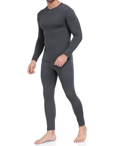 Essential Thermal <b>Underwear</b> for <b>Men</b> Winter <b>Long</b> Johns Set Fleece Lined Two Piece Base Layer Top and Bottom for Everyday Wear - Product Image 1