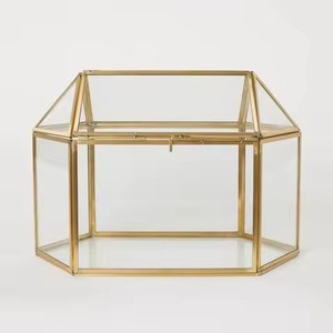 Rectangular Metal Jewelry <b>Box</b> Storage Organizer Case for Rings <b>Earrings</b> Necklace Accessories - Product Image 5