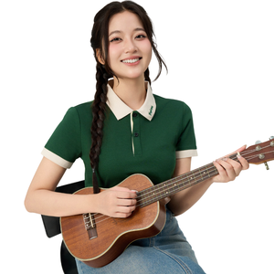 Men's Contrast Neck Polo Soft Durable 230gsm Fabric 70% Cotton Blend <b>Office</b> & Casual Wear Custom Print - Product Image 1