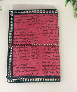 Cuaderno de Arte Tradicional Indio Hecho a Mano New Era - Cuaderno Ecológico de Tapa Dura Étnica con Papel Sin Madera y Encuadernación con Hilo - Product Image 4