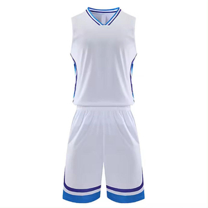 Hot Sale Custom Made High Quality Polyester Colors Unisex Basketball Uniform <b>Set</b> OEM Serviced Printed Logo Plus Size Wholesale - Product Image 2