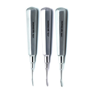 Juego de Elevadores Dentales para Extracción de Raíces, Instrumentos Quirúrgicos con Punta Curva de 2mm, 3mm, 4mm, Acero Inoxidable, para Cirugía Oral y Extracción Dental - Product Image 2