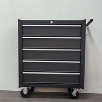 Chariot à outils robuste, armoire de rangement mobile industrielle en métal, système d'atelier et de garage, grande capacité, outils robustes