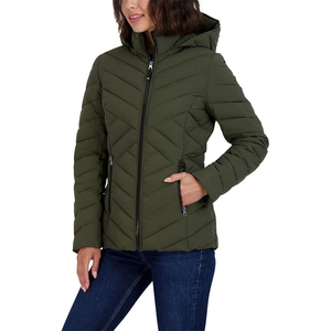 women <b>puffer</b> <b>jacket</b> oversized hooded insulated quilted outerwear womens <b>puffer</b> <b>jacket</b> <b>cropped</b> padded insulated winter coat - Product Image 4