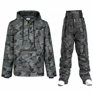 Traje de Nieve con Capucha Personalizado para Niños y Niñas, 2 Piezas, Cálido, Impermeable, Cortavientos, para Snowboard y Esquí - Product Image 4
