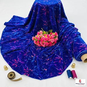 Tissu en velours imprimé multicolore de luxe, tissu de mode haut de gamme, vêtements, décoration intérieure, textile, fabricant de tissus sur mesure OEM ODM - Product Image 3