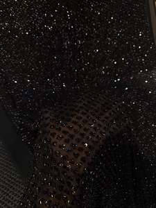 Tissu de luxe brodé de perles, dentelle africaine, maille filet, organza à sequins pour vêtements de boutique, qualité export pour les acheteurs - Product Image 3