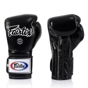 Fairtex Style Black Boxing <b>Gloves</b> Premium Training <b>Gloves</b> for Muay Thai MMA Kickboxing and Sparring Gear - Product Image 5