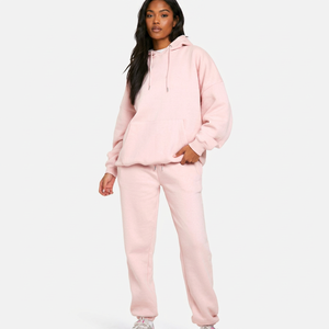 Relaxed Fit Womens <b>Zip</b> <b>Up</b> Jogging Suit Zipper Sweatsuit Set Women Streetwear Custom Logo Supplier Women Clothing Factory Supply - Product Image 1