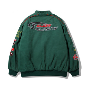 Wholesale Custom High Quality <b>Plain</b> <b>Varsity</b> <b>Jacket</b> with Wool Stand Collar Streetwear Winter Design for Men - Product Image 3