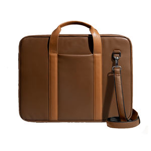 Maletín de Cuero Unisex para Portátil, Bolso de Trabajo Impermeable para Oficina, con Gran Capacidad, Diseño Profesional, Hecho a Mano - Product Image 4