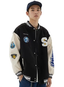 Custom Embroidered Baseball Varsity <b>Leather</b> <b>Jacket</b> Men Wool Blend OEM ODM Factory Sample Service Available - Product Image 6