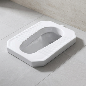 Economical White <b>Ceramic</b> Medium Deep Squatting <b>Pan</b> Toilet Orissa WC Sanitary Ware For African Market Export - Product Image 6