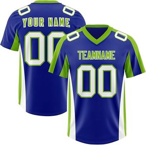 Maillot de football américain de qualité supérieure, logo personnalisé, nouveau design, vêtements de sport, manches courtes, séchage rapide, unisexe, prix bas, OEM - Product Image 3