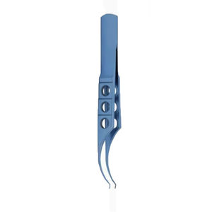 Pince à ligature corneale de 7,5 cm en acier inoxydable allemand, revêtement titane bleu, manuelle, classe I, usage hospitalier, chirurgicale OEM - Product Image 4