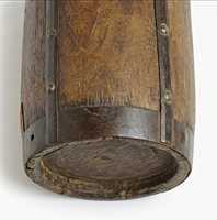 Pot Bunga Kayu Tradisional untuk Rumah, Tahan Lama, Finishing Alami, Desain Bundar, KAMAL ART and CRAFT, Kapasitas 10kg