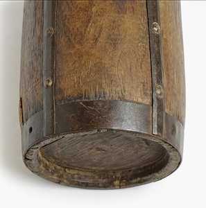 Pot de fleurs en bois traditionnel, jardinière pour la maison, finition naturelle durable, design circulaire, KAMAL ART and CRAFT, capacité de 10 kg - Product Image 4